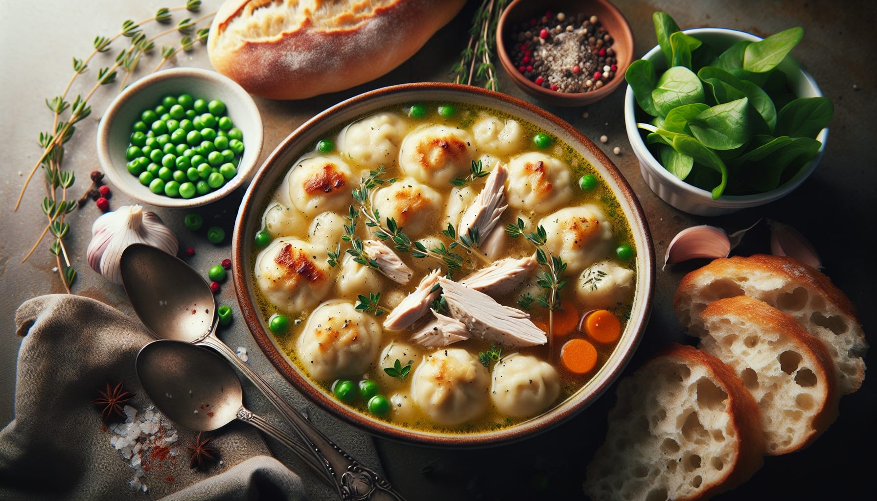 Classic Homemade Chicken and Dumplings Soup - A delicious recipe by DigiDish