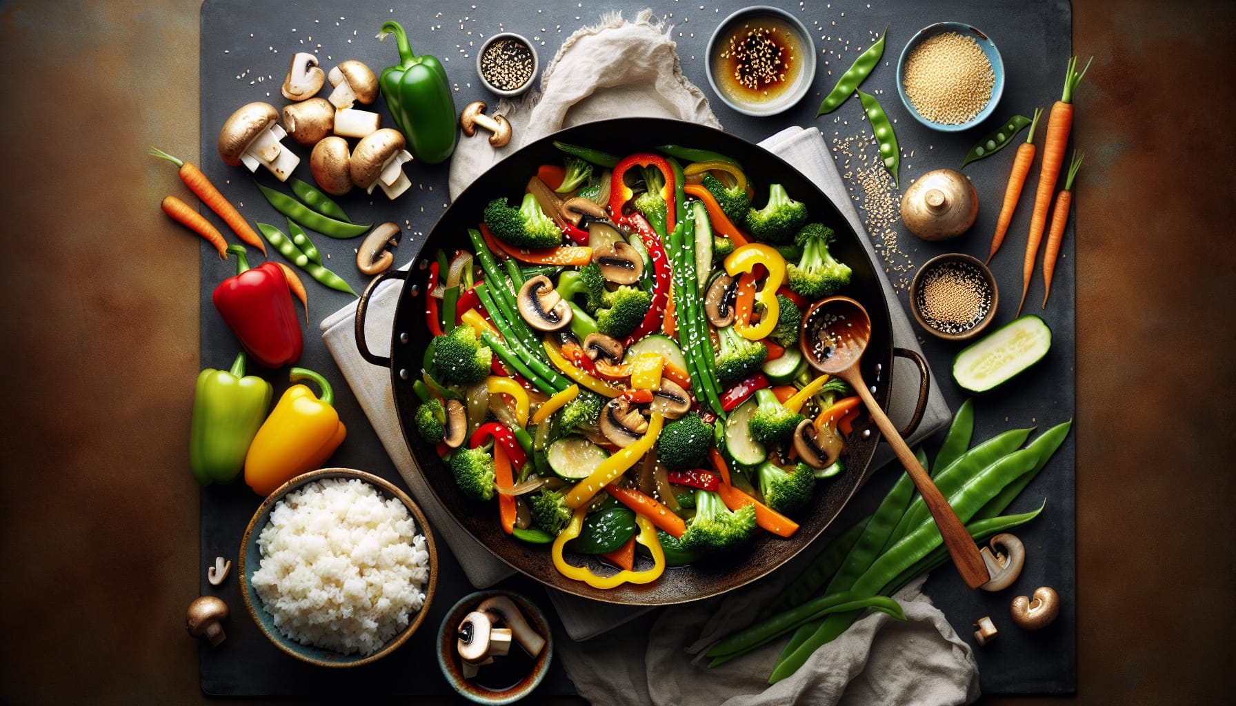 Easy Homemade Vegetable Stir Fry with Ginger Soy Sauce - A delicious recipe by DigiDish