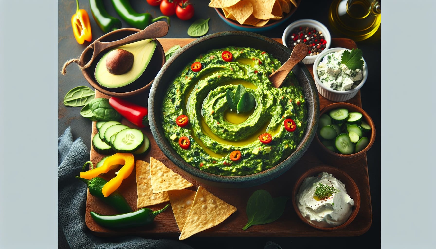 Simple Homemade Creamy Spinach Avocado Dip - A delicious recipe by DigiDish