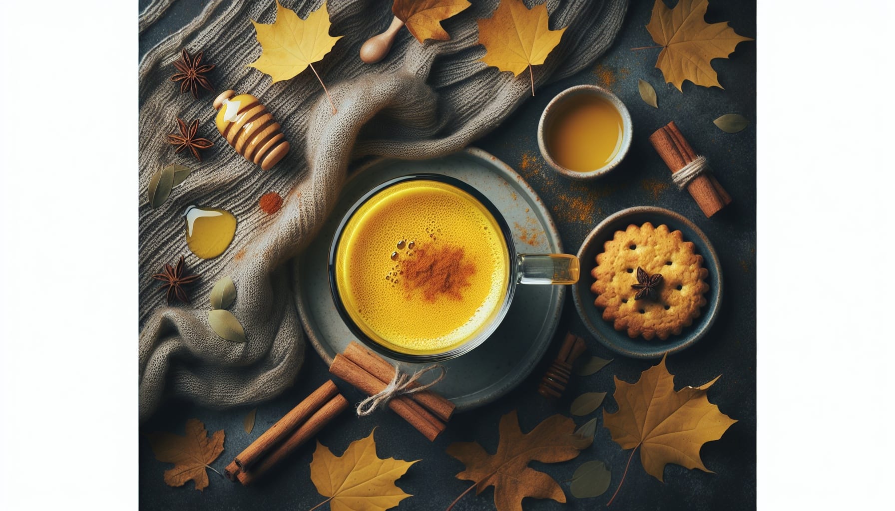 Turmeric Honey Latte with Cinnamon and Vanilla - A delicious recipe by DigiDish