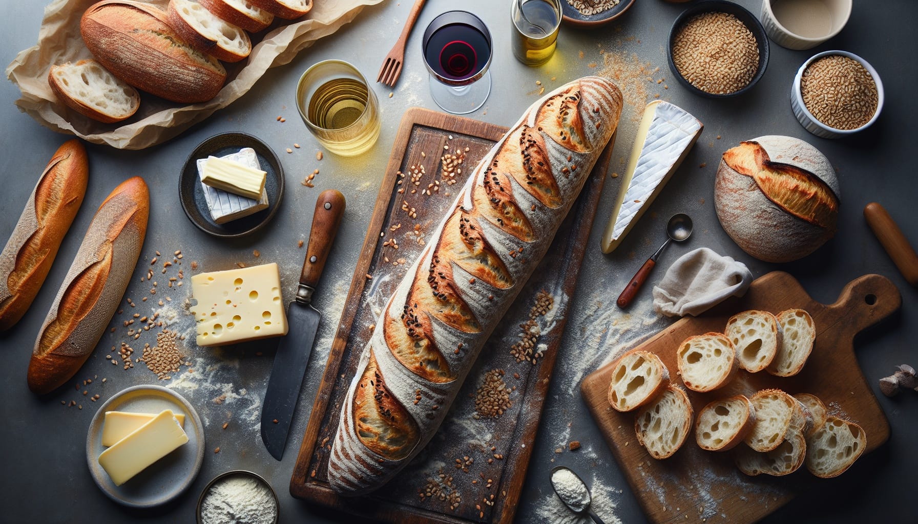 Classic Homemade French Baguette - A delicious recipe by DigiDish