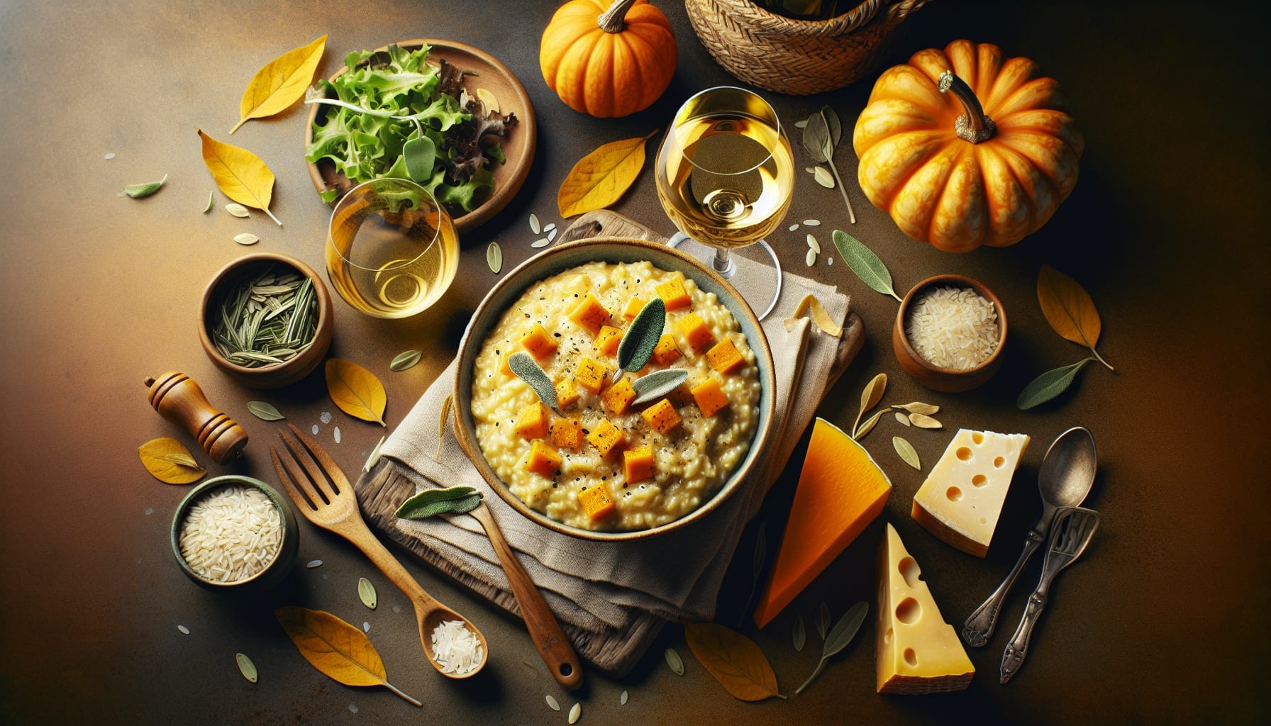 Easy Homemade Cheesy Pumpkin and Sage Risotto - A delicious recipe by DigiDish