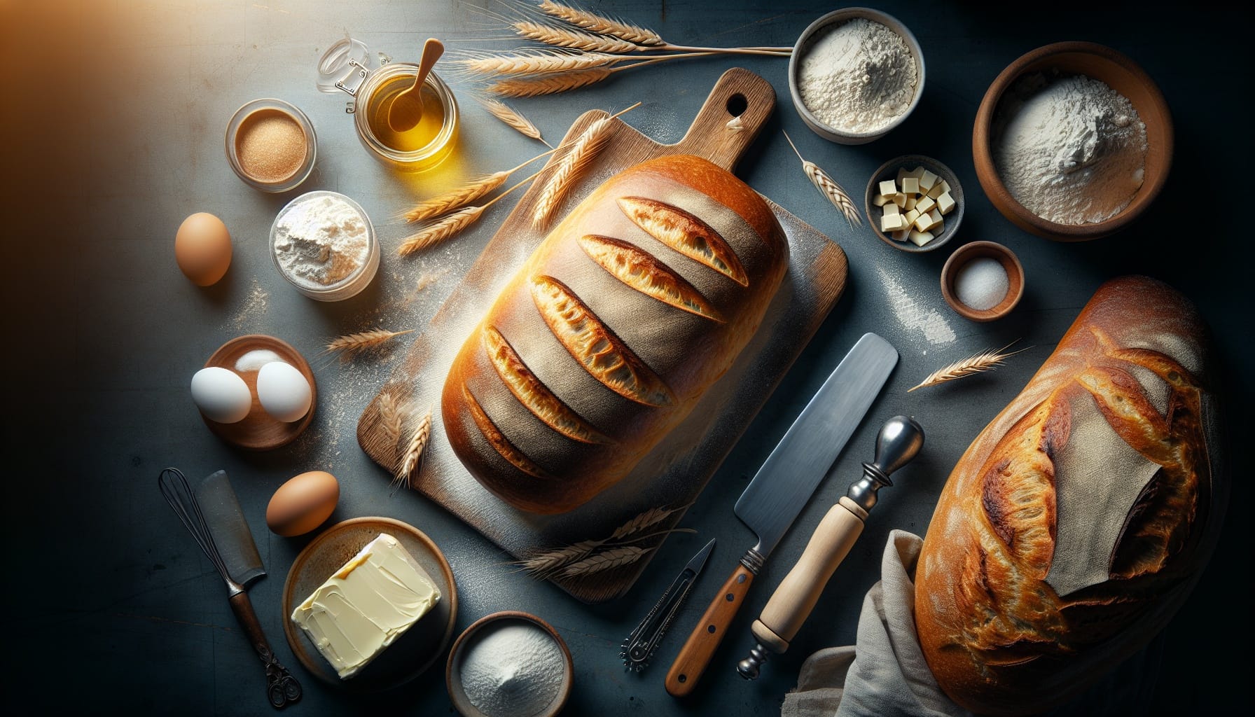 Simple Homemade Classic White Bread - A delicious recipe by DigiDish