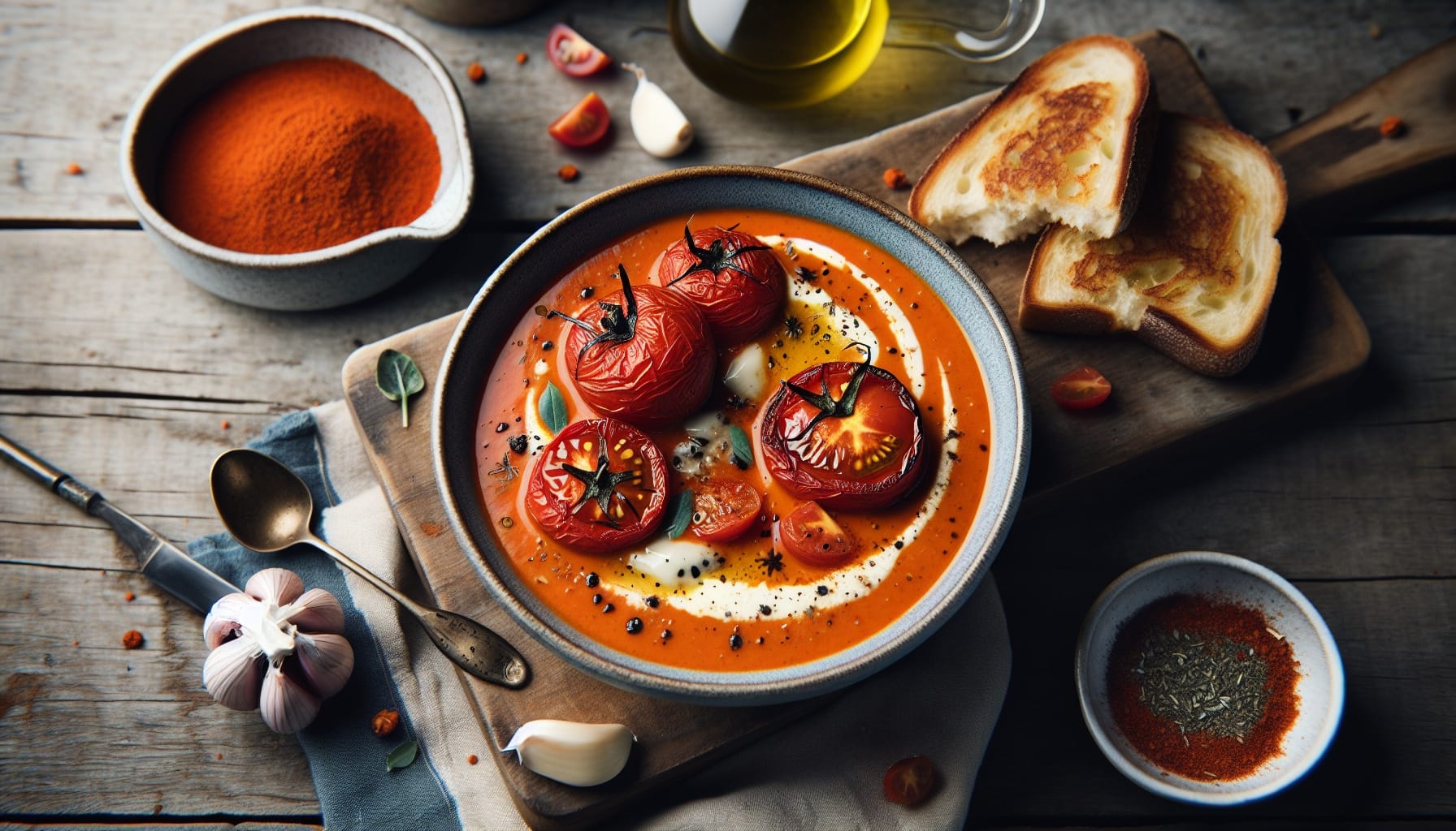 Simple Homemade Creamy Coconut Tomato Soup - A delicious recipe by DigiDish