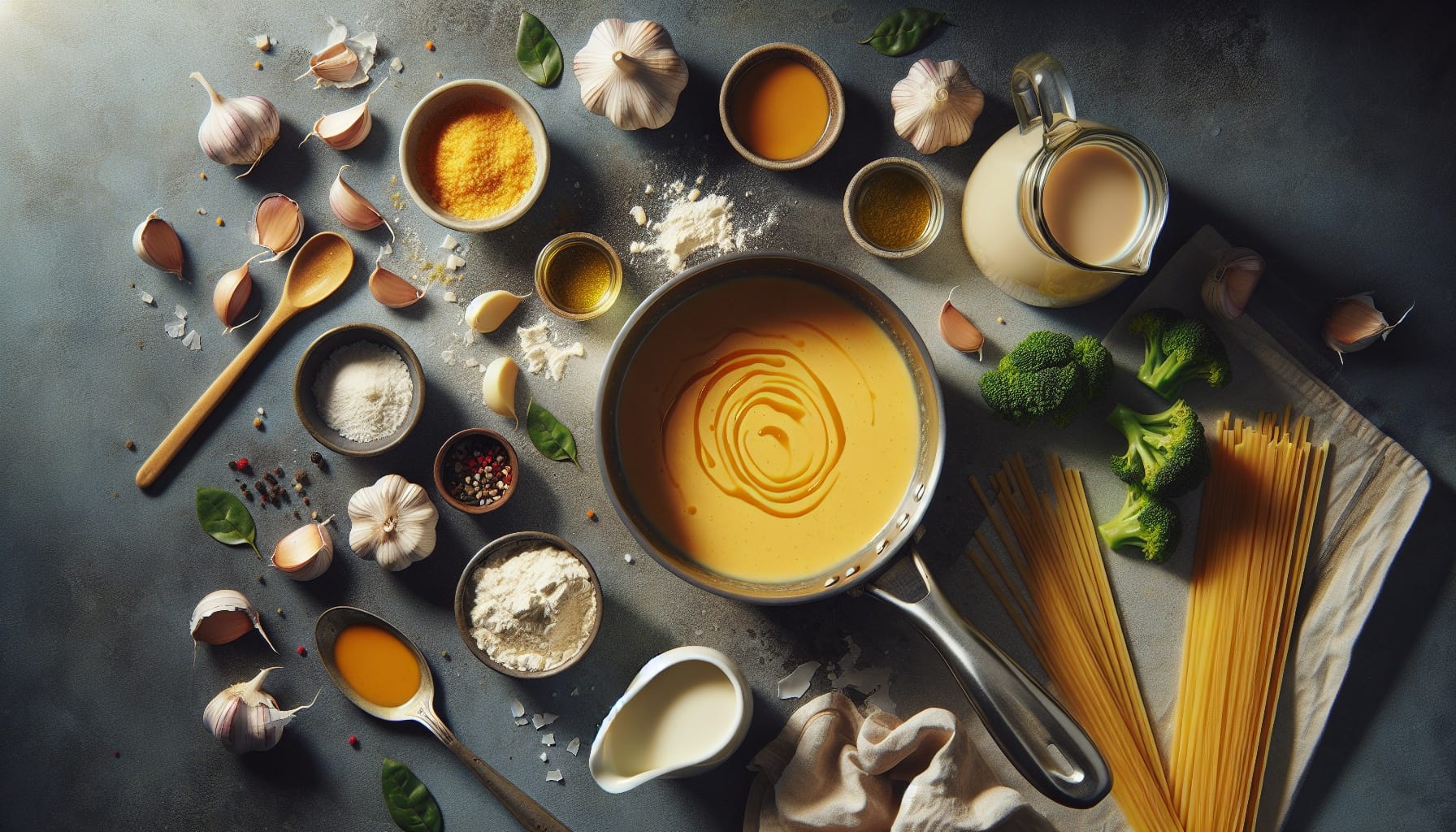 Simple Homemade Creamy Garlic White Sauce - A delicious recipe by DigiDish