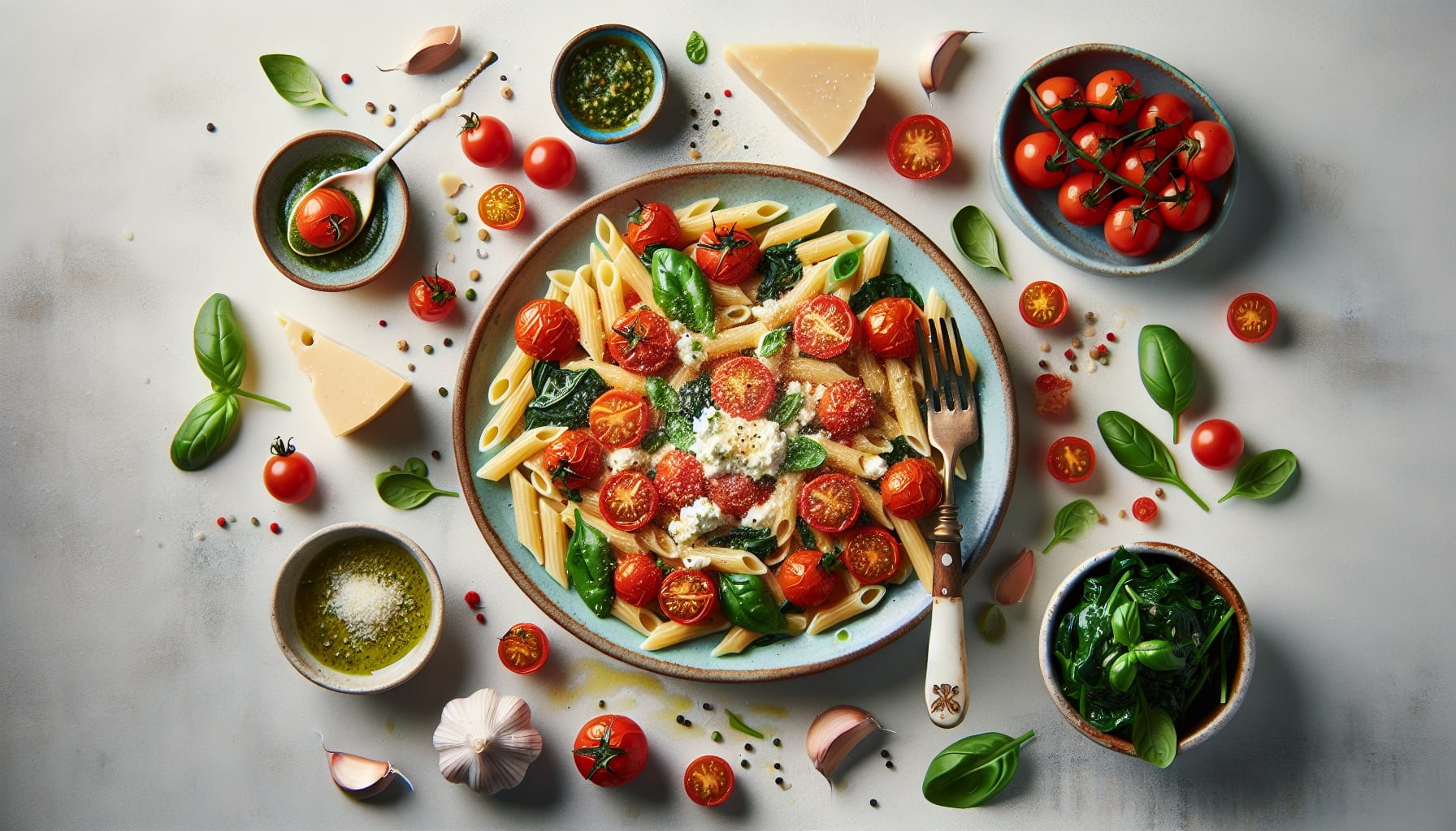 Simple Homemade Creamy Tomato Ricotta Pasta - A delicious recipe by DigiDish