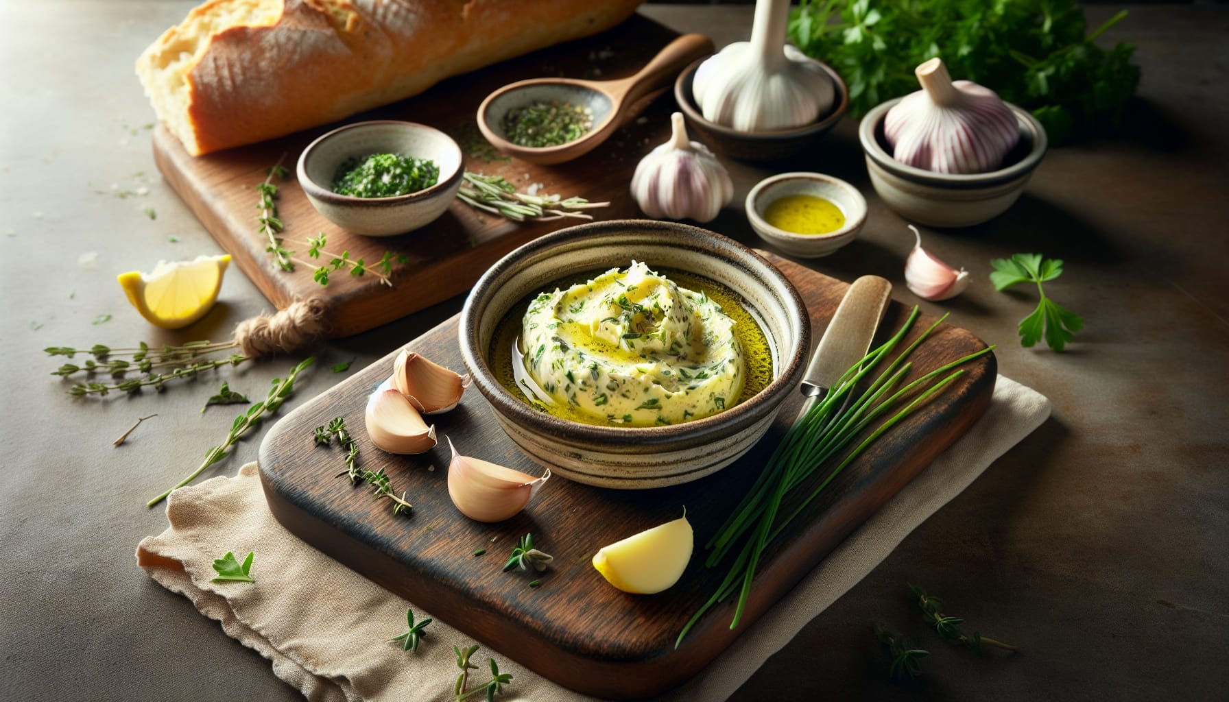 Simple Homemade Garlic Herb Butter - A delicious recipe by DigiDish