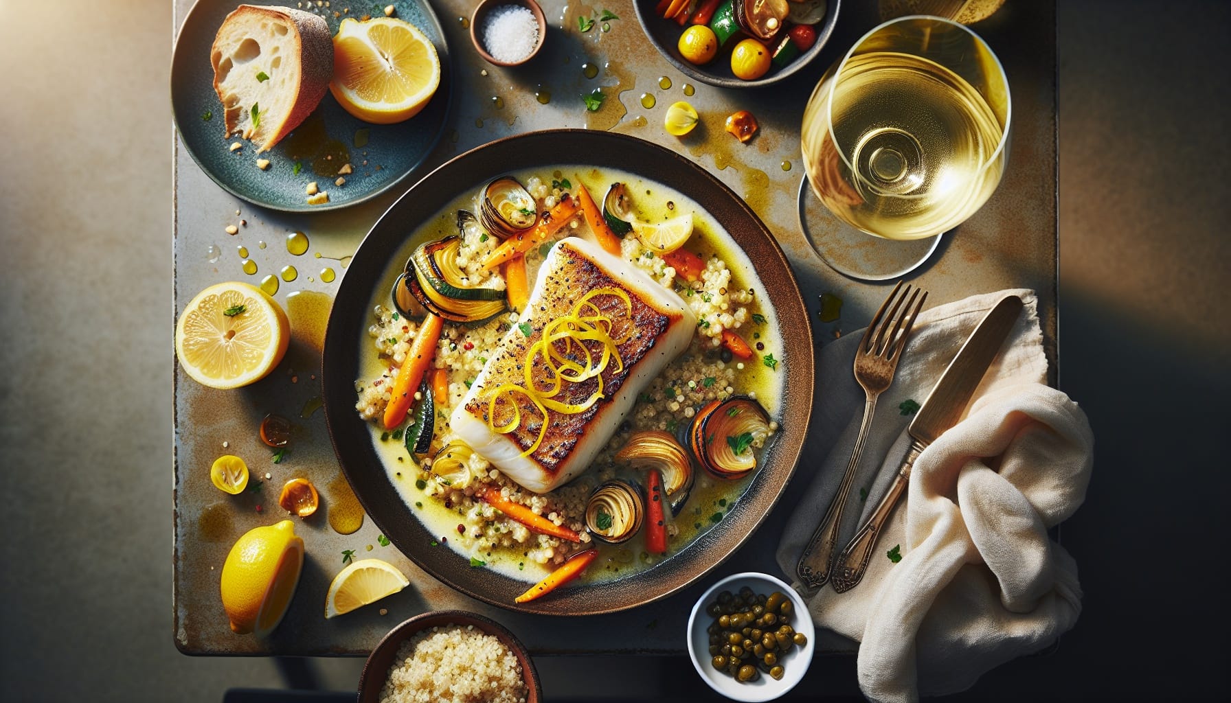 Simple Homemade Garlic Lemon Butter Cod Fish - A delicious recipe by DigiDish