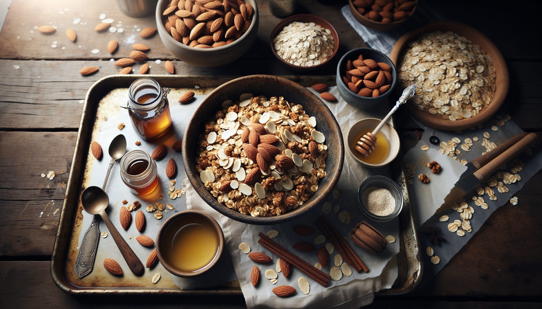 Simple Homemade Vanilla Almond Granola - A delicious recipe by DigiDish