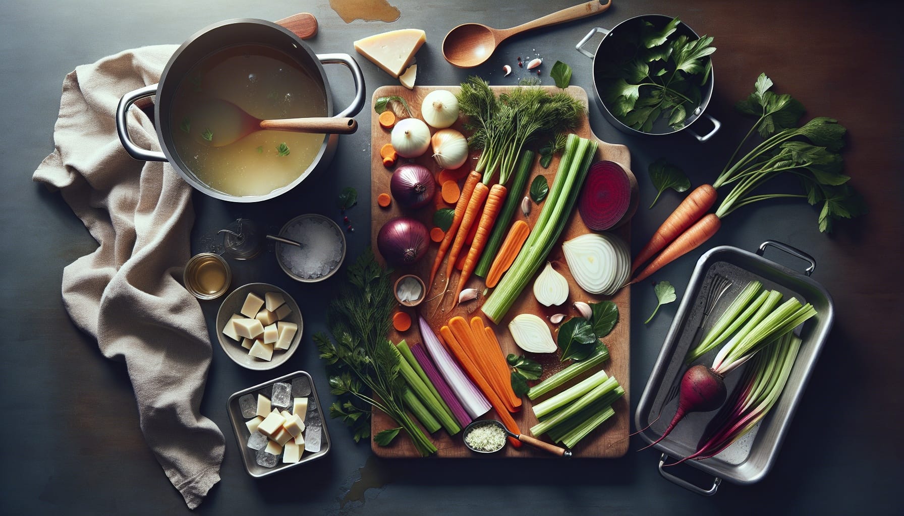 How to Make Homemade Vegetable Stock - A delicious recipe by DigiDish