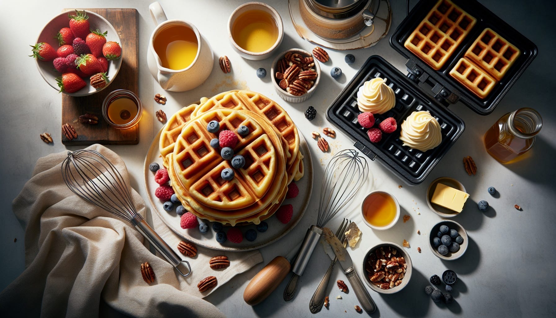 How to Make Perfect Fluffy Waffles - A delicious recipe by DigiDish