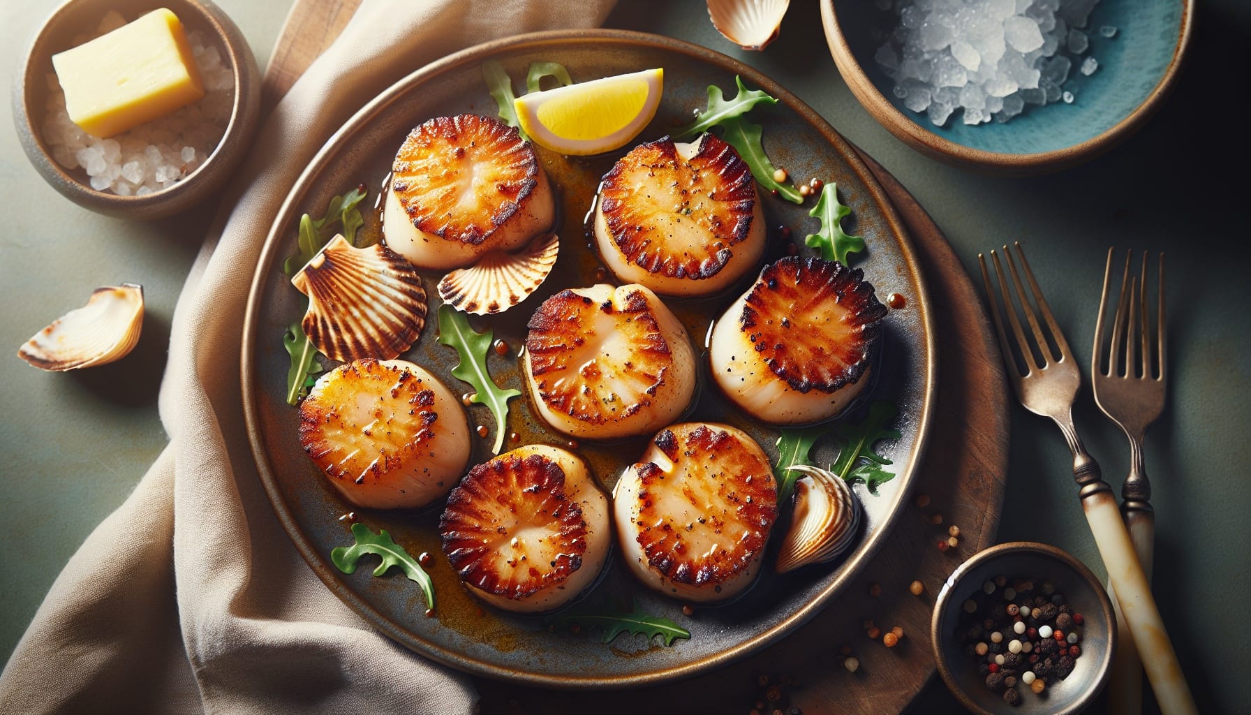 How to Sear Perfect Scallops - A delicious recipe by DigiDish