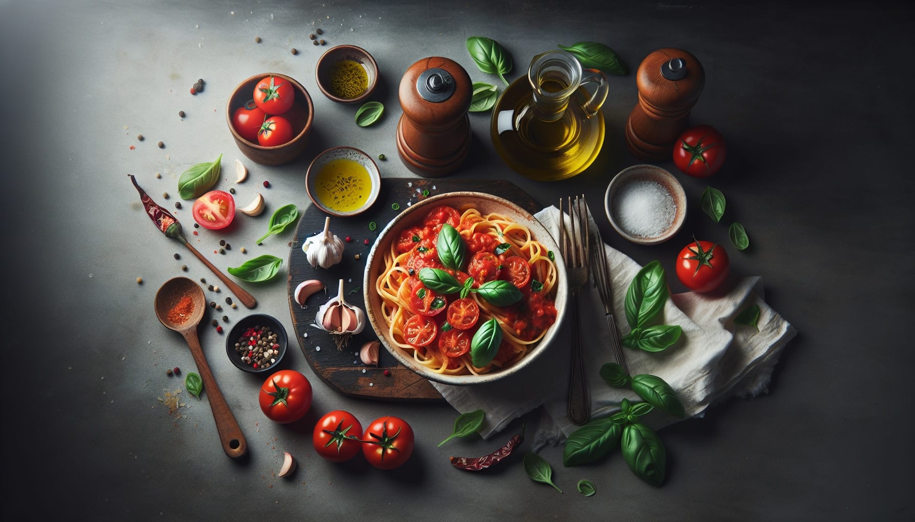 Classic Tomato Basil Pasta - A delicious recipe by DigiDish