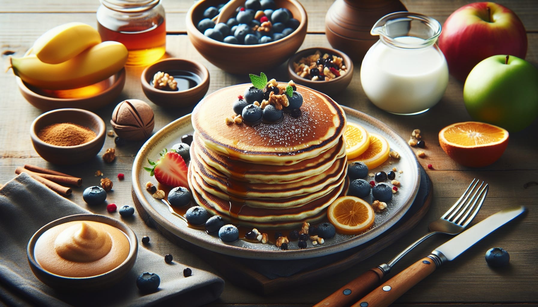 Perfect Homemade Pancakes - A delicious recipe by DigiDish