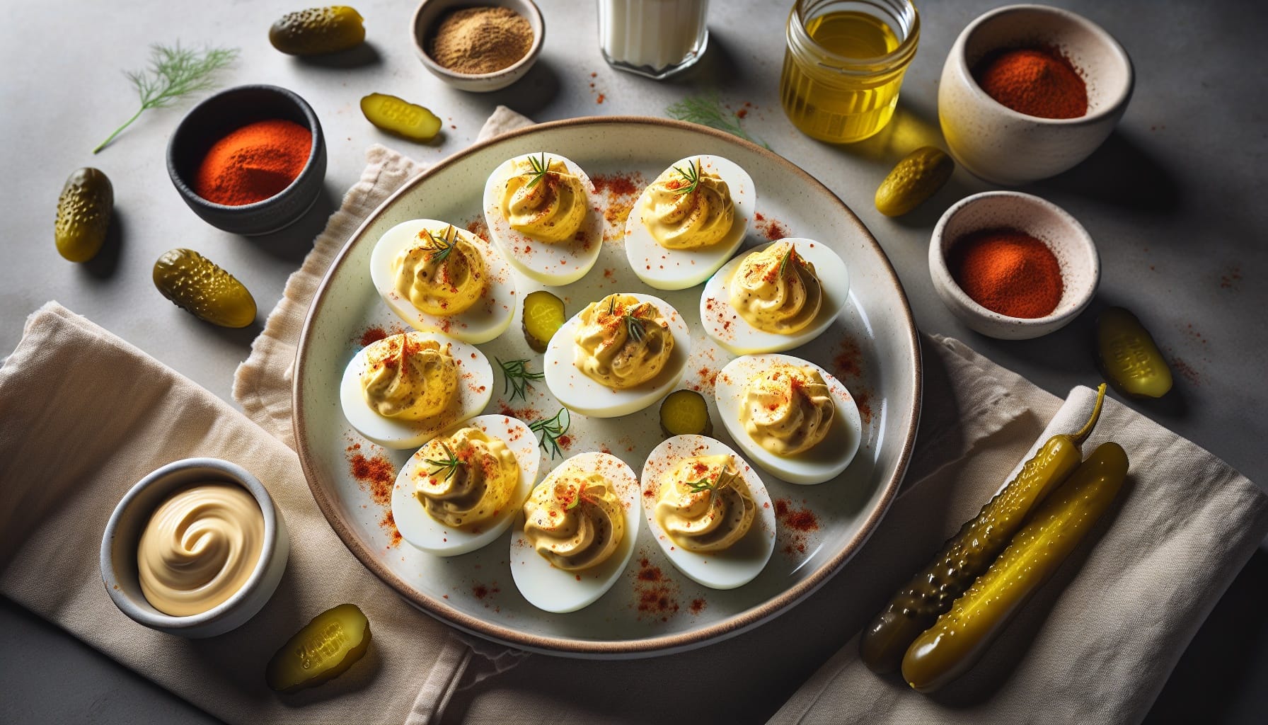 Simple Classic Deviled Eggs - A delicious recipe by DigiDish