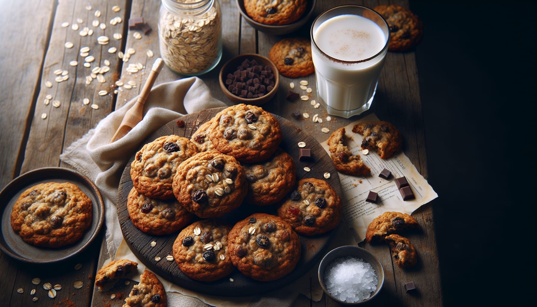Simple Classic Oatmeal Cookies - A delicious recipe by DigiDish