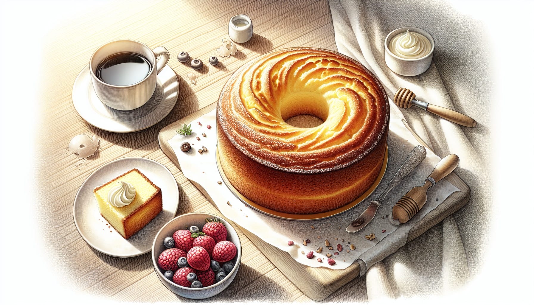 Simple Classic Vanilla Cake - A delicious recipe by DigiDish