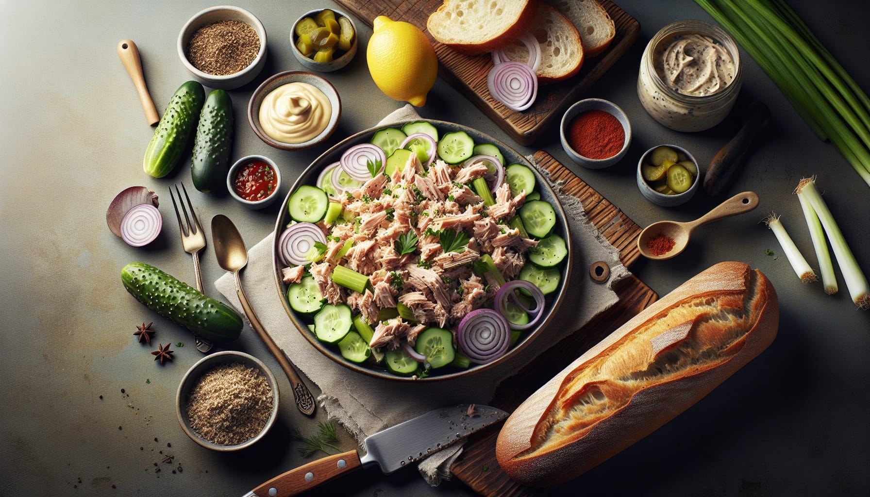 Simple Classic Tuna Salad - A delicious recipe by DigiDish