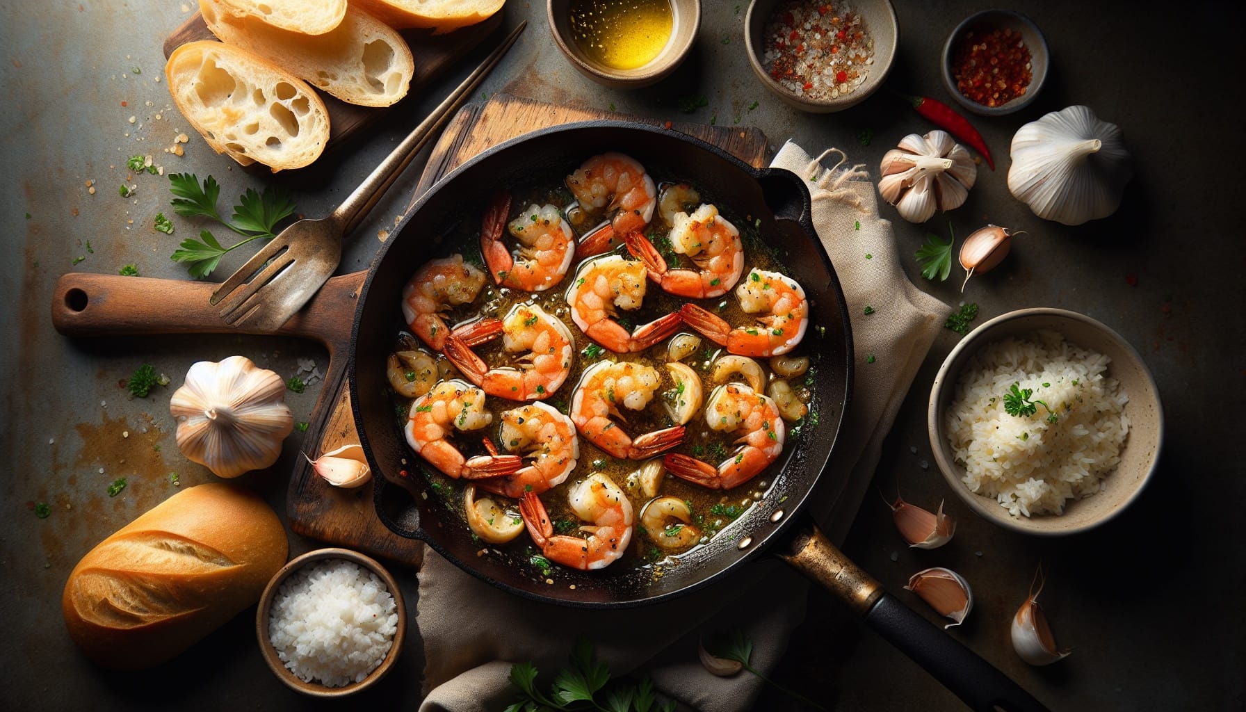Classic Garlic Butter Shrimp - A delicious recipe by DigiDish