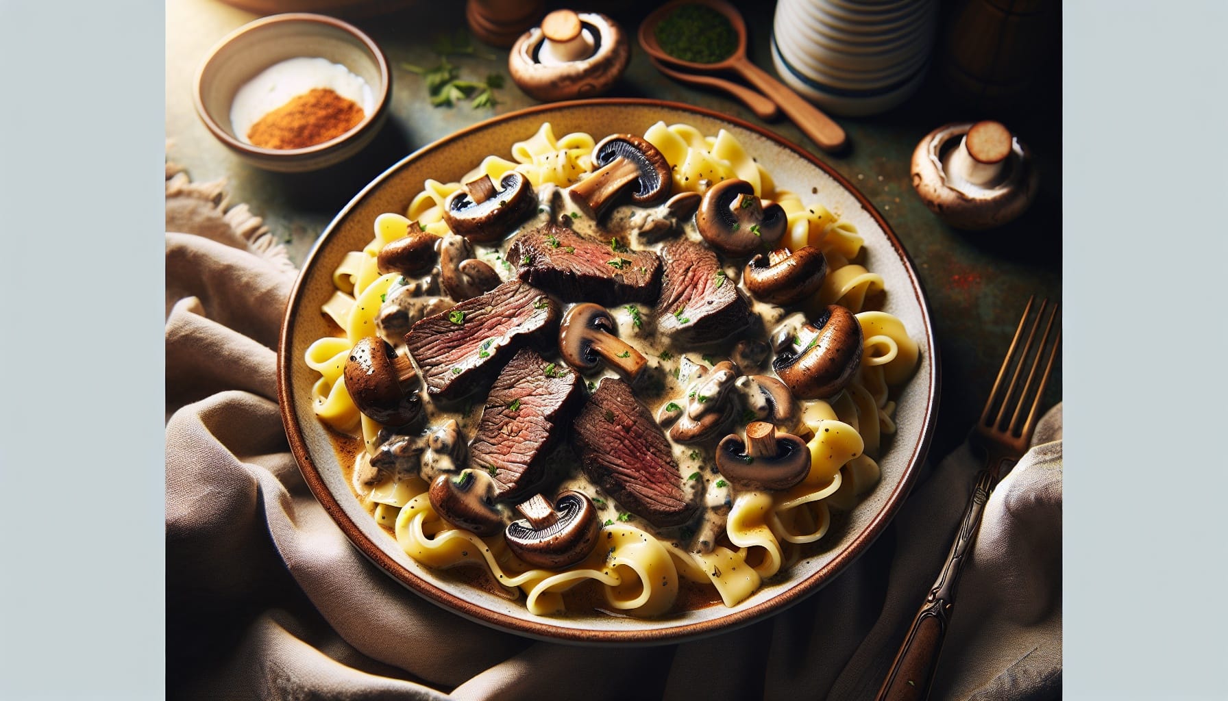 Simple Classic Beef Stroganoff - A delicious recipe by DigiDish