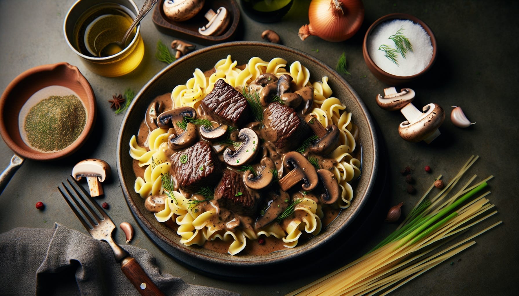 Classic Homemade Beef Stroganoff with Creamy Mushroom Sauce - A delicious recipe by DigiDish