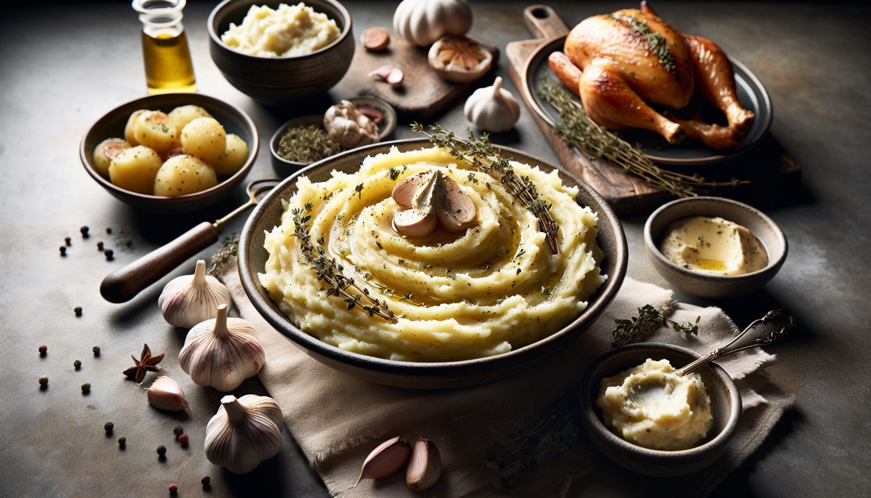Classic Homemade Garlic Mashed Turnips with Thyme Butter - A delicious recipe by DigiDish