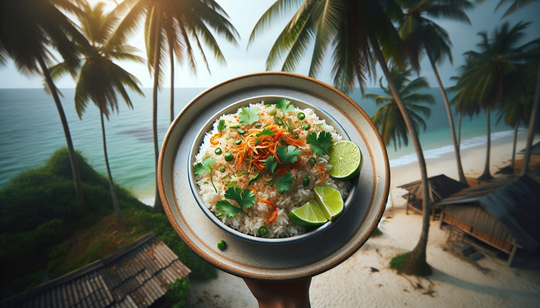Easy Homemade Coconut Lime Rice with Fresh Cilantro - A delicious recipe by DigiDish