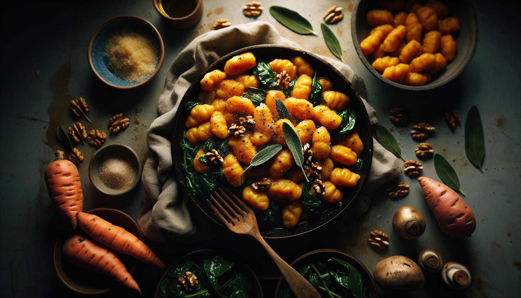 Easy Homemade Sweet Potato Gnocchi with Sage Brown Butter - A delicious recipe by DigiDish