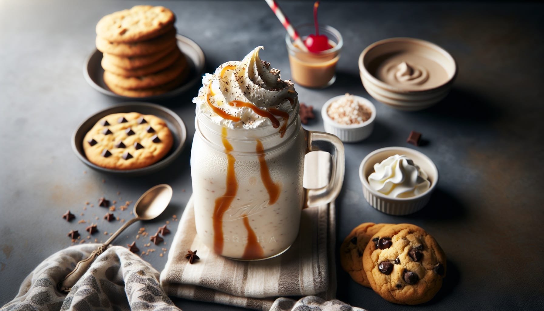 Perfect Creamy Vanilla Milkshake with Whipped Cream - A delicious recipe by DigiDish