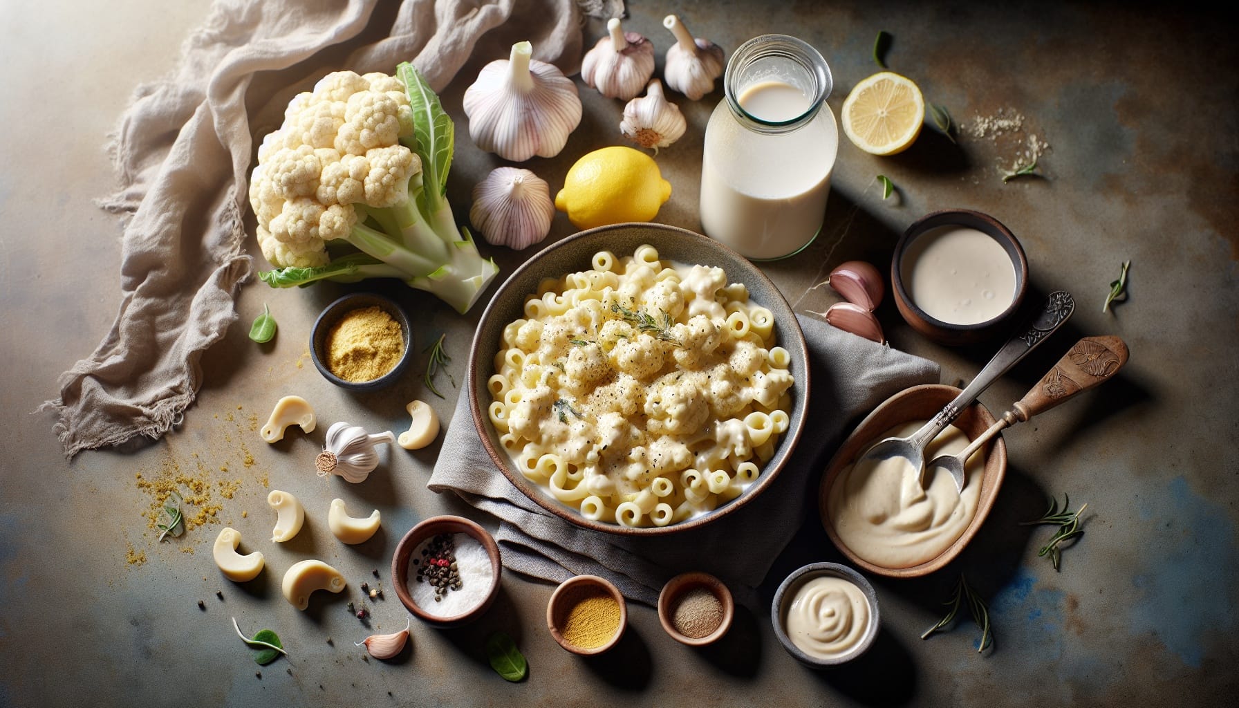 Simple Homemade Creamy Cauliflower Alfredo Sauce - A delicious recipe by DigiDish