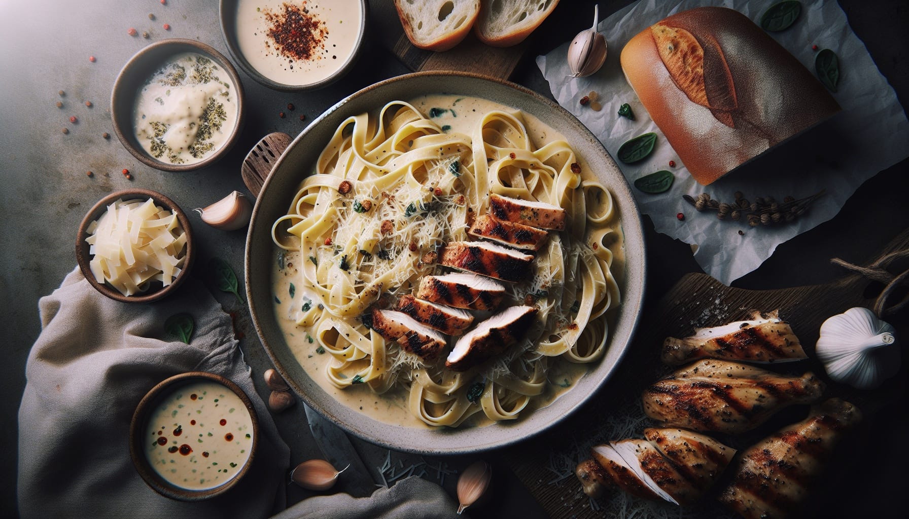 Simple Homemade Garlic Alfredo Sauce with Creamy Parmesan - A delicious recipe by DigiDish