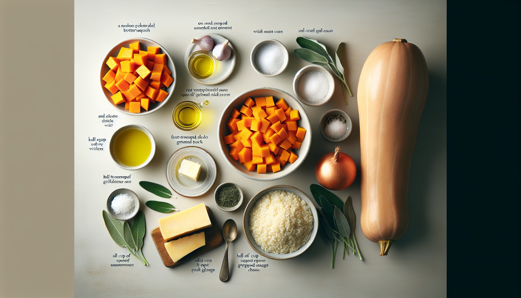 Golden Butternut Squash and Sage Risotto Recipe