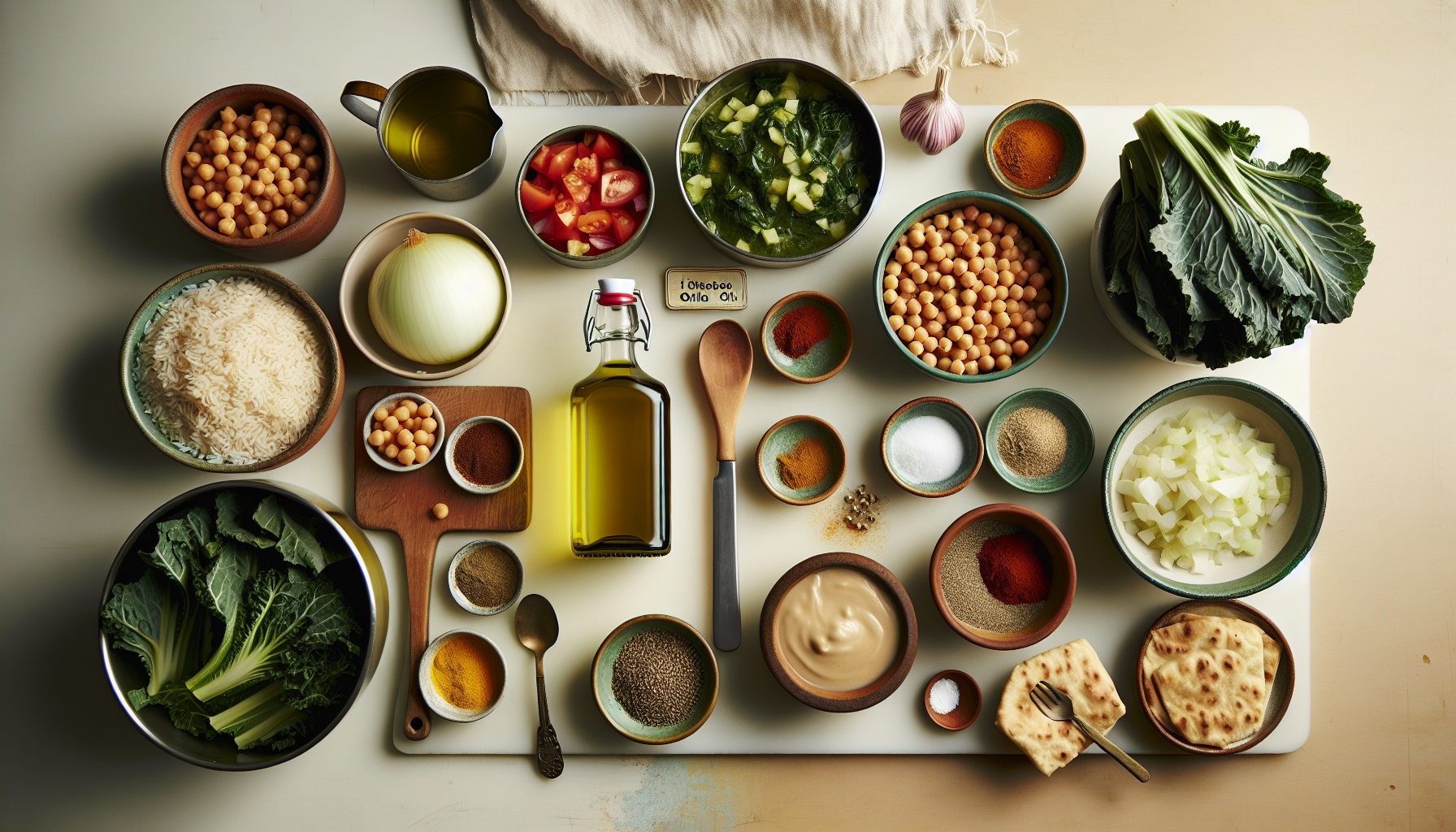 Berbere Spiced Chickpea Stew with Coconut and Collard Greens Recipe