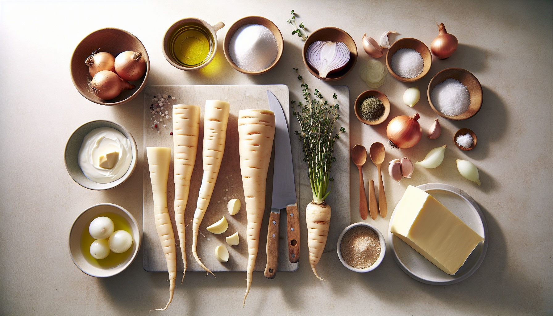 Creamy Roasted Parsnip and Caramelized Onion Dip with Thyme Garlic Crackers Recipe