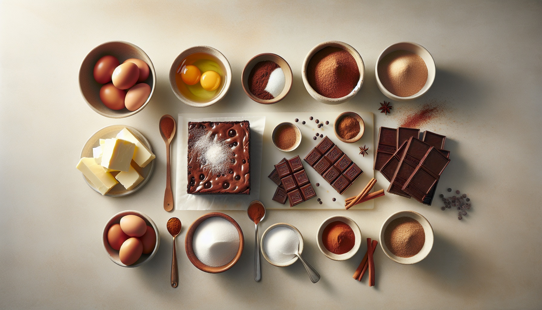 Mexican Hot Chocolate Brownies with Cinnamon Spice Swirl Recipe