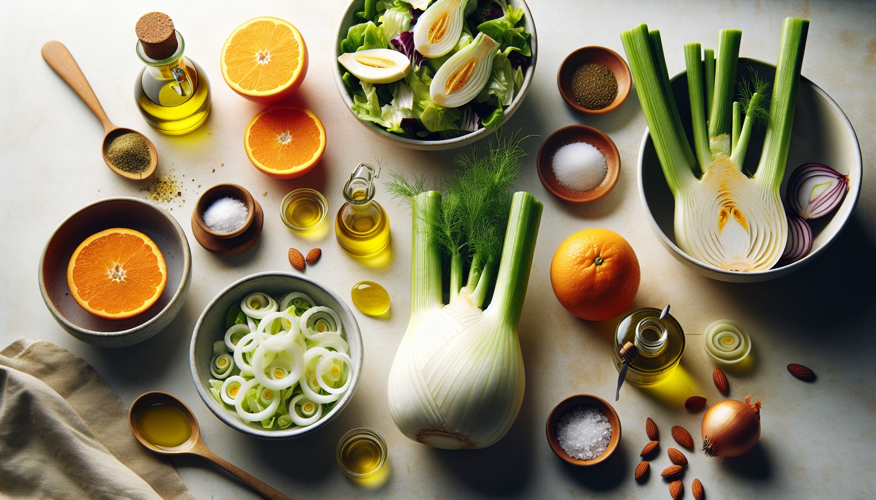 Roasted Fennel and Orange Salad with Honey Mustard Vinaigrette Recipe