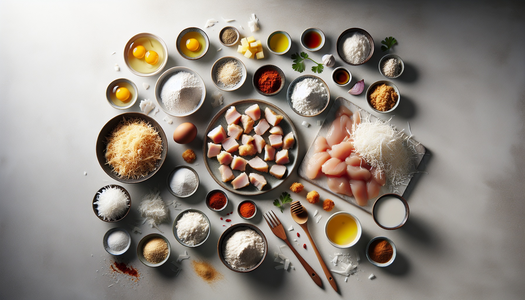 Crispy Coconut Chicken Bites with Pineapple Chili Dipping Sauce Recipe