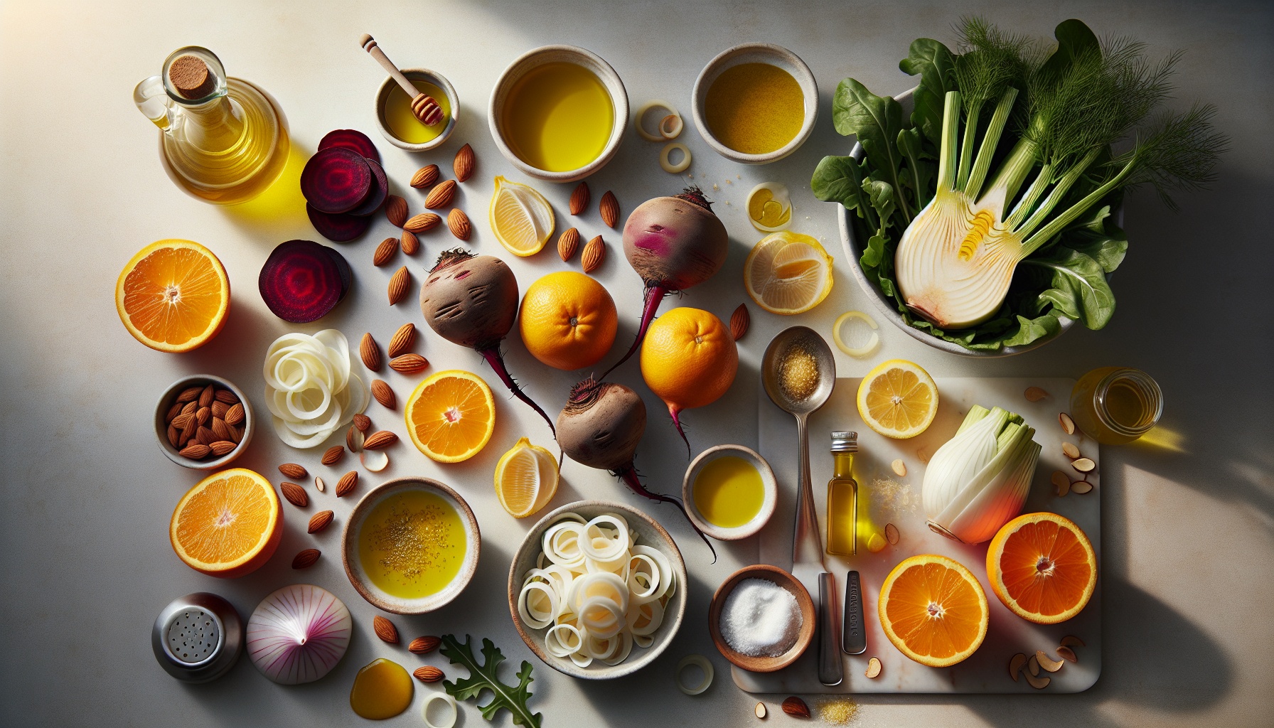 Golden Beet and Fennel Salad with Citrus Honey Vinaigrette Recipe