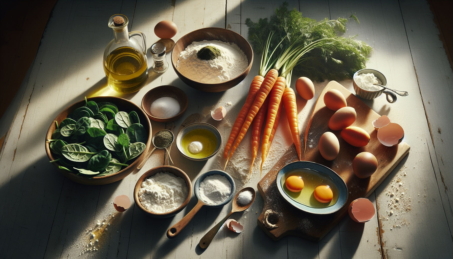 Savory Carrot Tart with Feta Spinach and Zaatar Crust Recipe