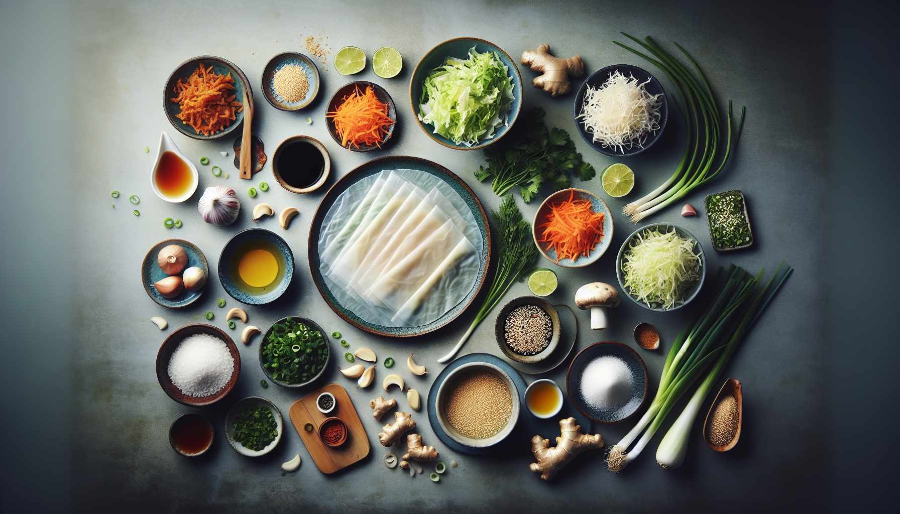 Crispy Rice Paper Dumplings with Ginger Soy Dipping Sauce Recipe