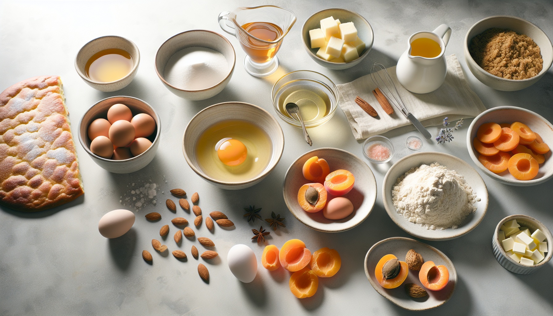 Spiced Apricot Almond Tart with Honey Lavender Glaze Recipe