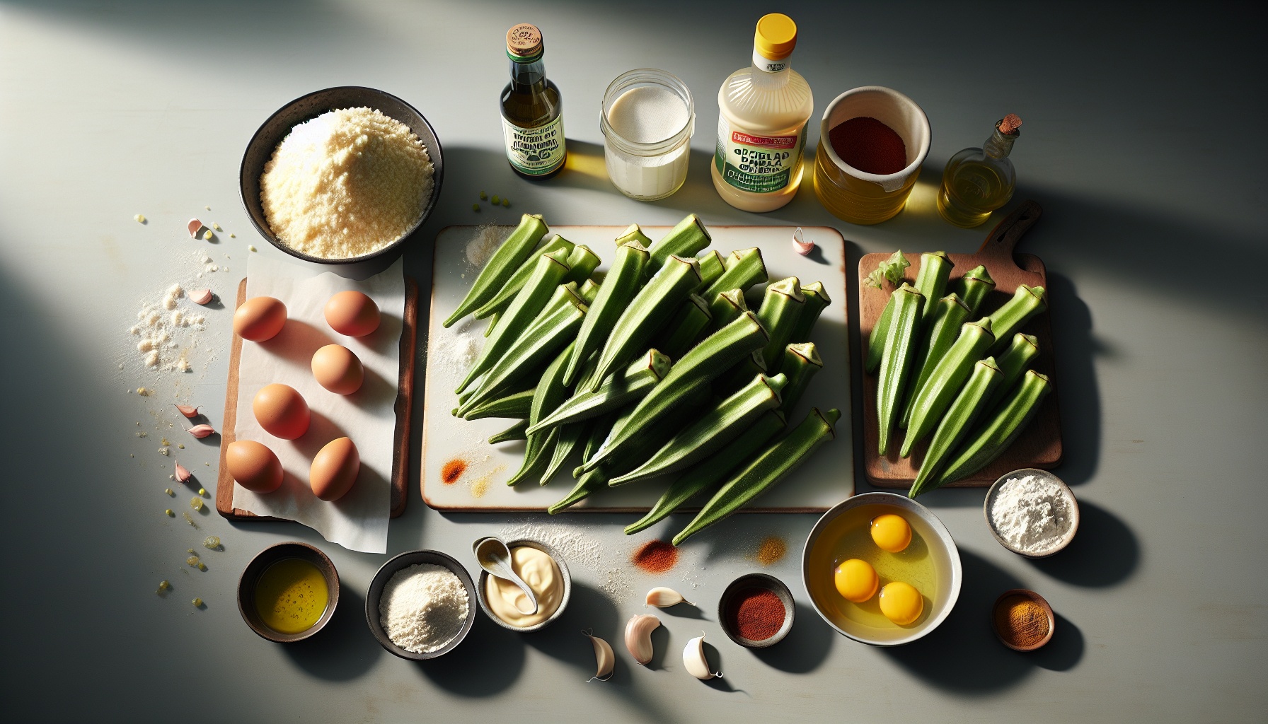 Crispy Okra Fries with Smoky Paprika Aioli Recipe