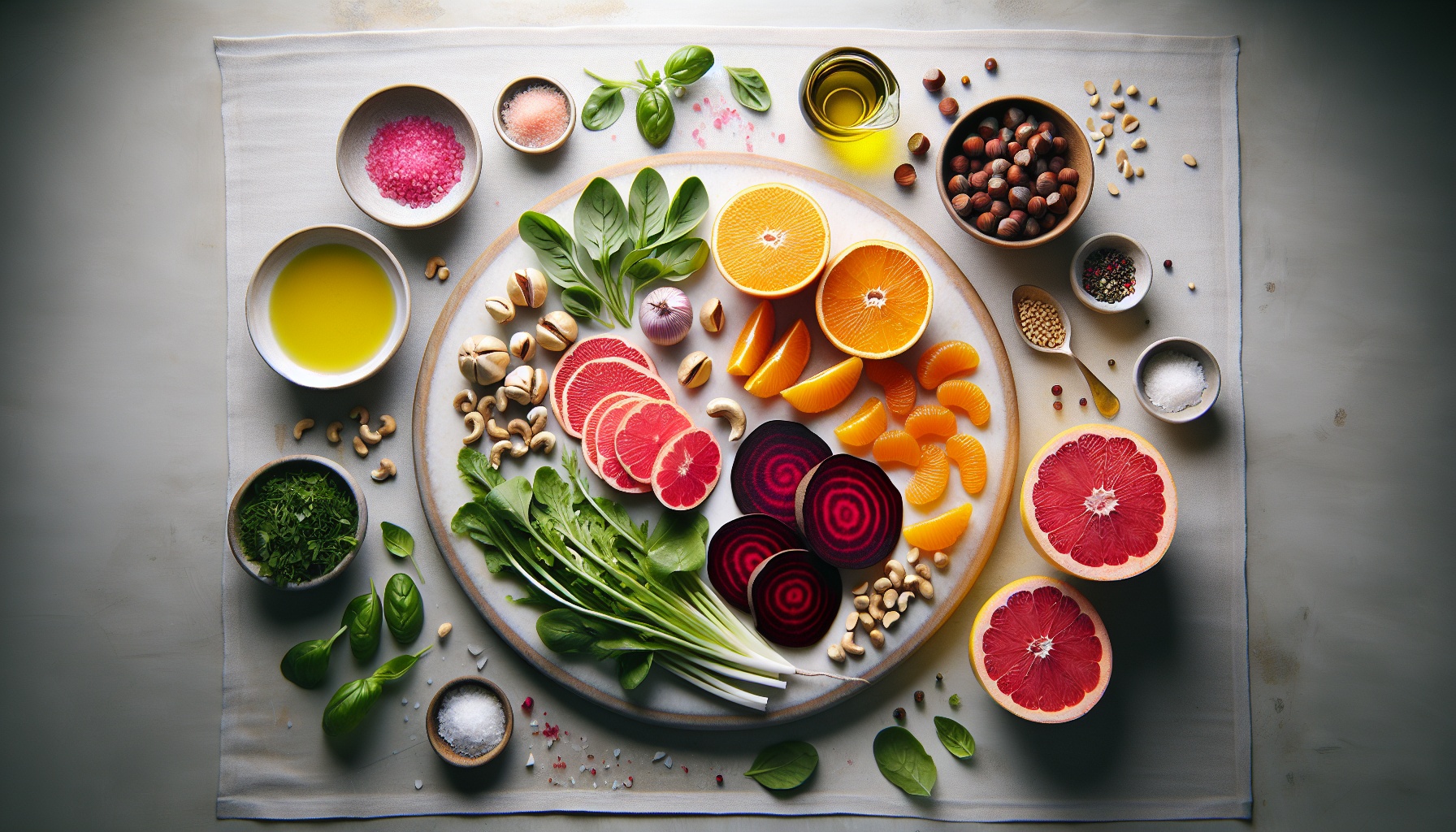 Golden Beet and Citrus Salad with Toasted Hazelnuts and Tarragon Dressing Recipe