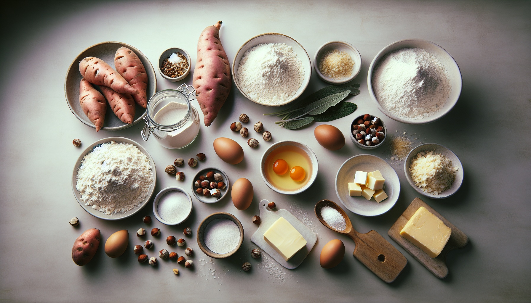 Sweet Potato Gnocchi with Sage Brown Butter and Toasted Hazelnuts Recipe