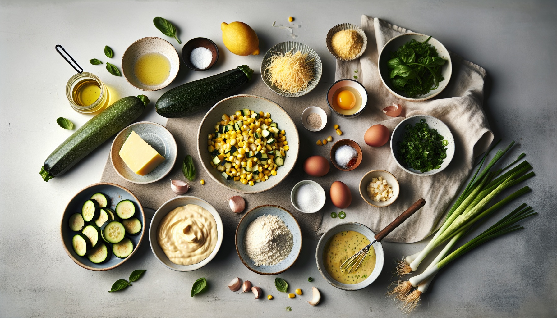 Crispy Sweet Corn and Zucchini Fritters with Lemon Basil Aioli Recipe