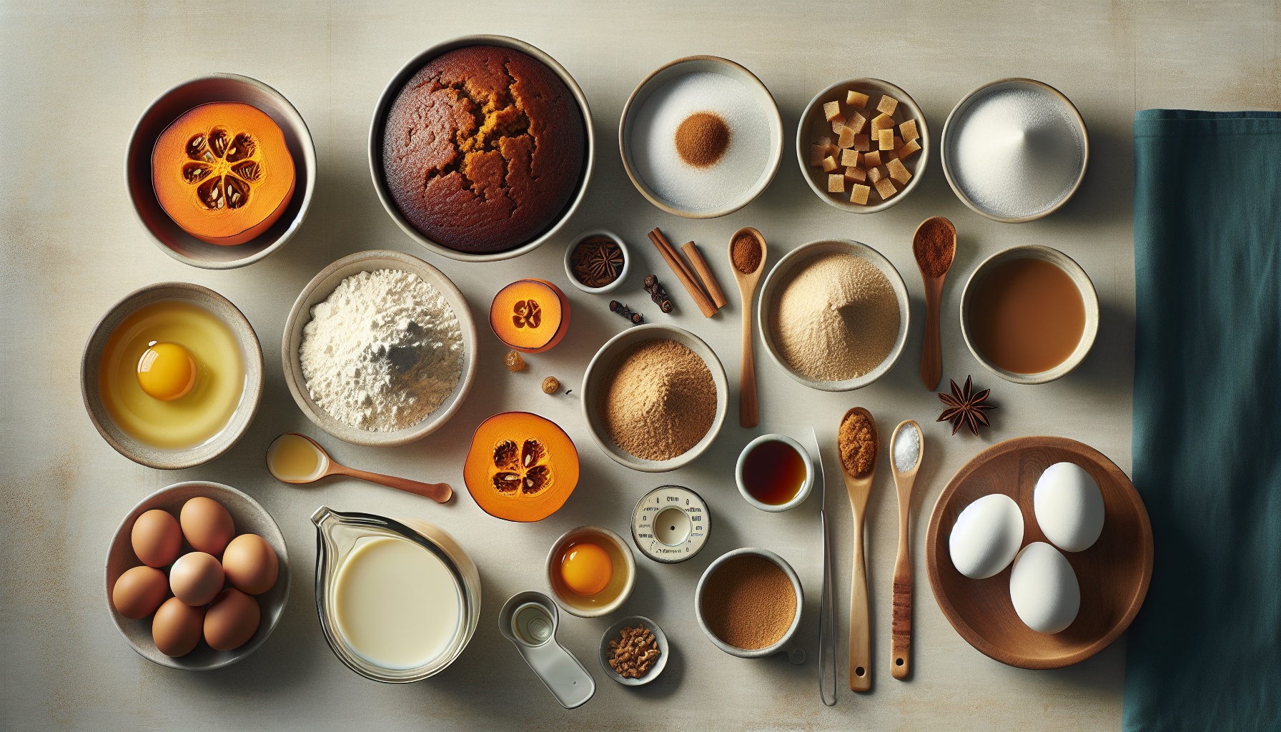 Spiced Persimmon Gingerbread with Maple Vanilla Glaze Recipe