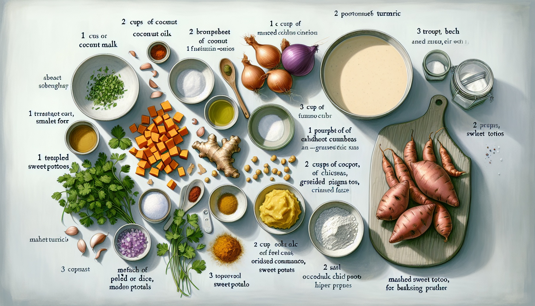 Coconut Turmeric Stew with Sweet Potato Dumplings and Fresh Lime Recipe