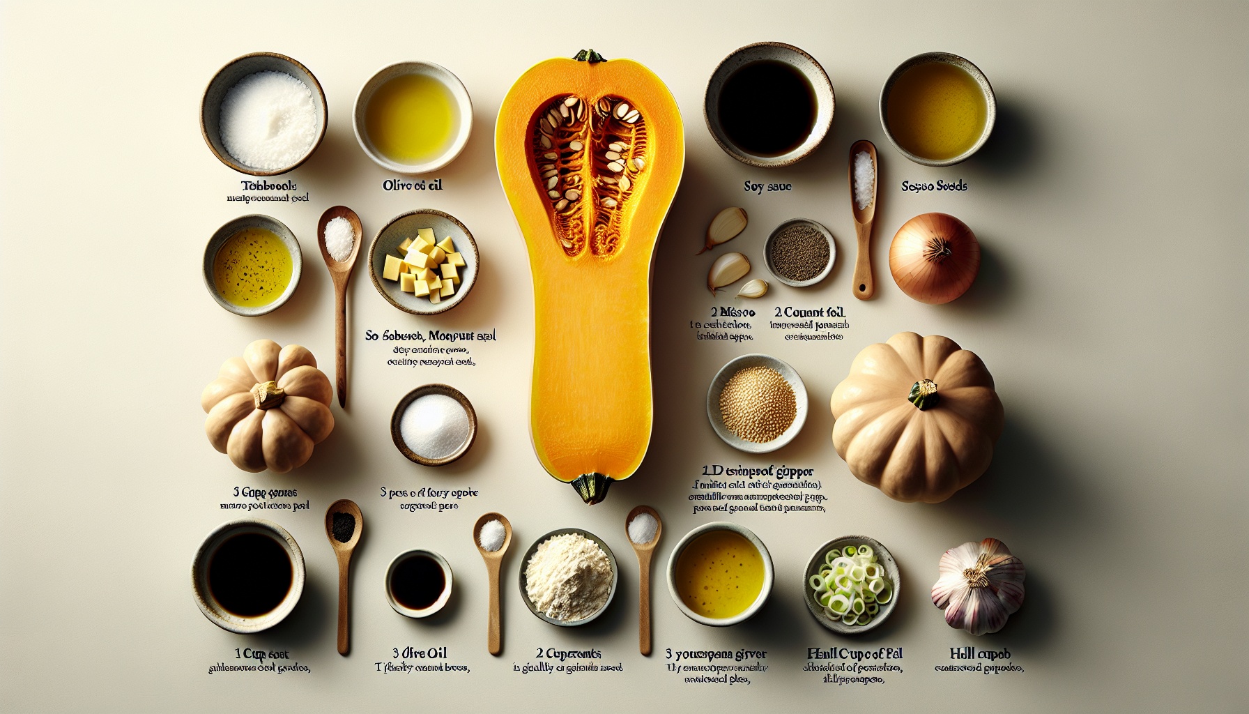 Roasted Honeynut Squash and Miso Soup with Crispy Shallot Topping Recipe