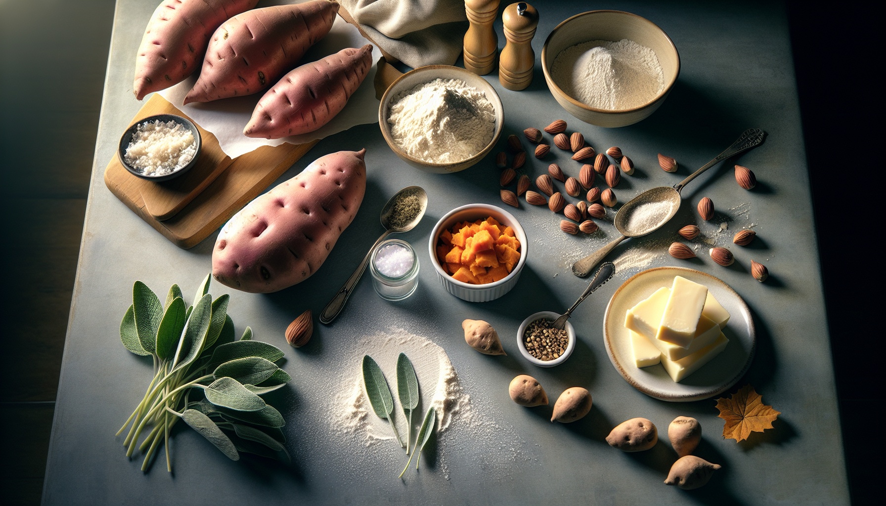 Sweet Potato Gnocchi with Sage Brown Butter and Toasted Hazelnuts Recipe