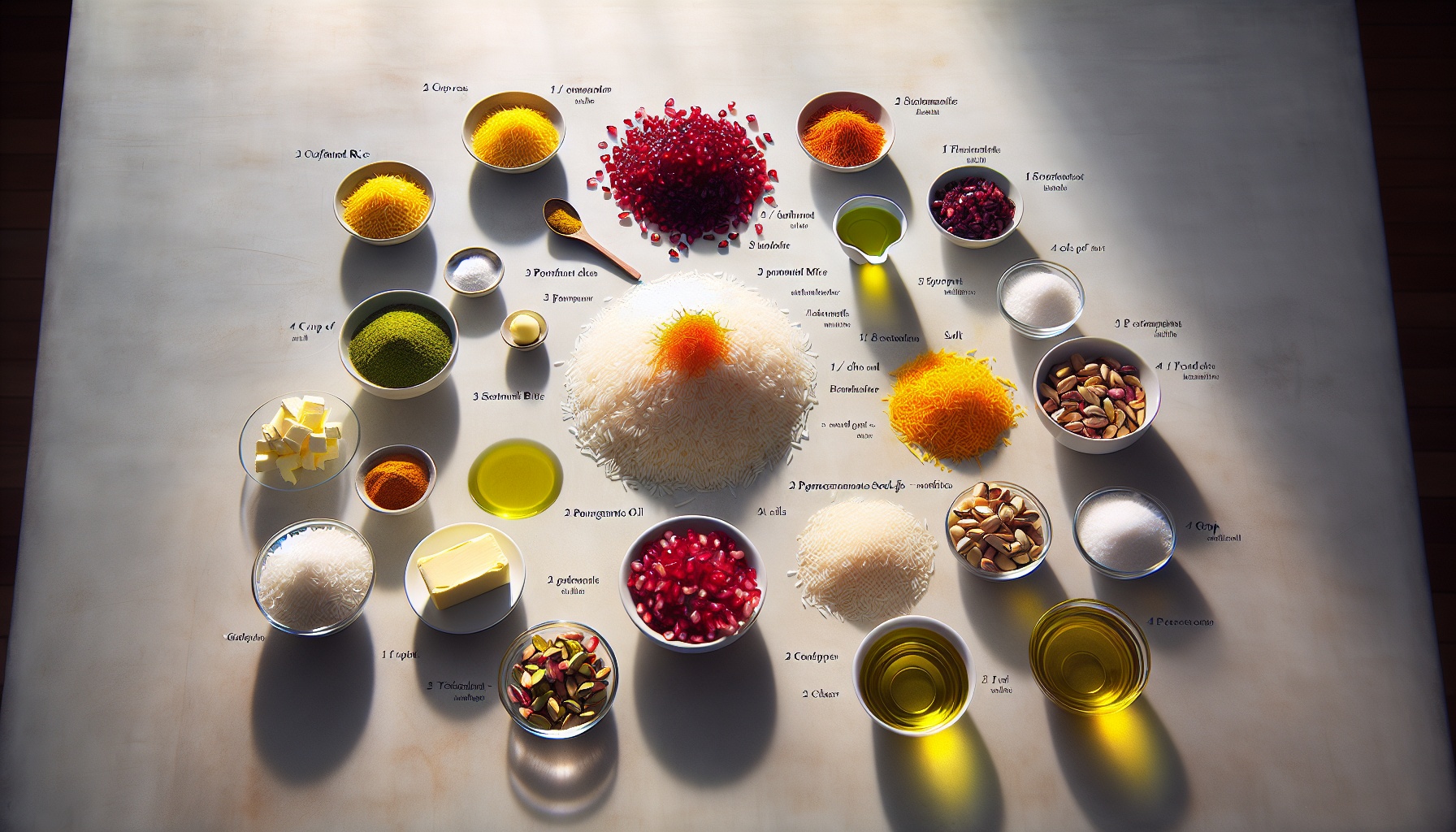 Persian Saffron Rice with Pomegranate Glaze and Toasted Pistachios Recipe